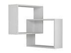 Corner wall shelf with 2 shelves, H68 cm - Ring BJUM44618