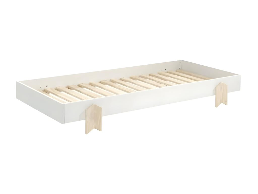 Boisona Children's Wooden Bed 90x200cm White GMLM61572