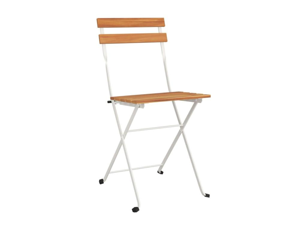 Nobellea 3-piece folding set, solid Nobellea wood and steel EKPV85465