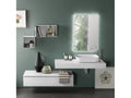 Dekonao bathroom vanity unit with 1 drawer, white, and illuminated mirror, 120cm wide, CKNN39002