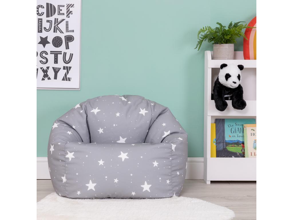 Grey children's beanbag chair CWTS04824