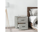 Bedside table, concrete grey, 50x39x47 cm KIVD20422