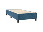 Dekonao bed base and mattress, Dark Blue 80x200 Velvet WOJQ37485
